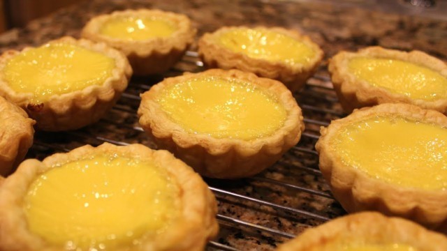 'Chinese Egg Tart (Very Flaky Puff Pastry!)'