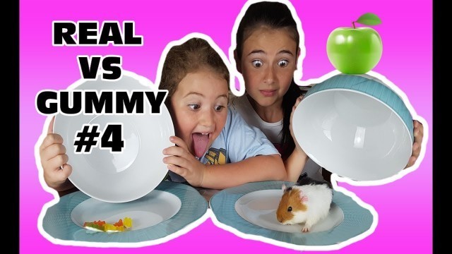 'REAL FOOD VS. GUMMY FOOD ( cibo reale vs cibo gommoso ) Episodio #4 by Marghe Giulia Kawaii'