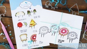 'Cute Food Card Set | Technique Friday with Els'