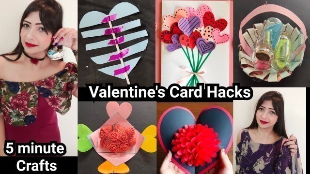 'Trying Last Minute Valentine\'s Card/Gift Ideas By 5 Minute Crafts || Valentine\'s Gift Ideas'