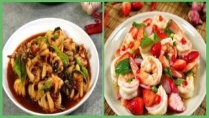 'Spicy Strawberry Salad with Shrimp and Kaprao Spicy - Cooking Recipes'