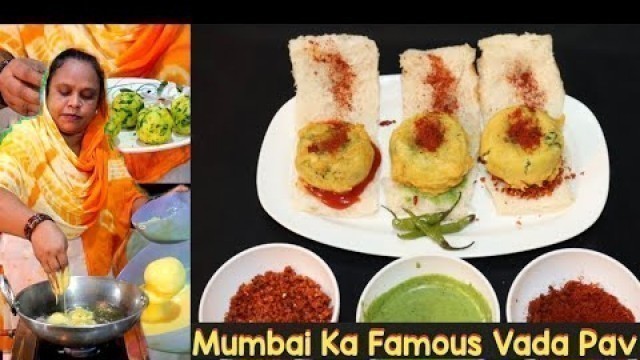 'Mumbai Ka Famous Vada Pav | Vada Pav Recipe | BATATA VADA | Street Food Zaika'