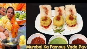 'Mumbai Ka Famous Vada Pav | Vada Pav Recipe | BATATA VADA | Street Food Zaika'