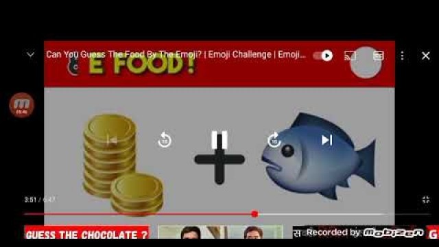 'CAN YOU GUESS THE FOOD BY THE EMOJI CHALLENGE'