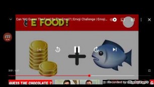 'CAN YOU GUESS THE FOOD BY THE EMOJI CHALLENGE'