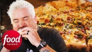 'Guy Fieri Learns How To Make Authentic Italian Pizza | Diners, Drive-Ins & Dives'