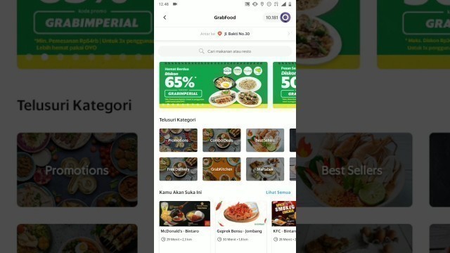 'Cara Menggunakan voucher grabfood Langganan 75k 125k  250K'