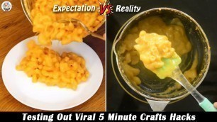 'Testing Out Viral Food Hacks By 5 MINUTE CRAFTS | Trying Viral 5 Minute Crafts Hacks | Hunger Plans'