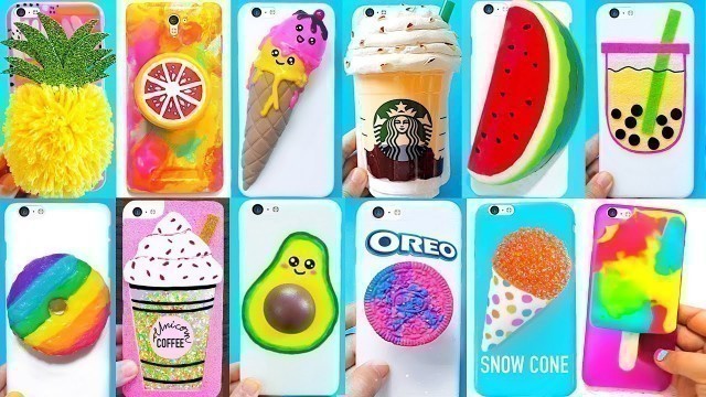 '12 DIY PHONE CASES (Food-inspired) | Easy & Cute Phone Projects & iPhone Hacks'