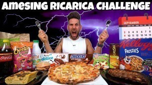 'aMESIng RICARICA CHALLENGE di SETTEMBRE (11000 Calorie) MAN VS FOOD'