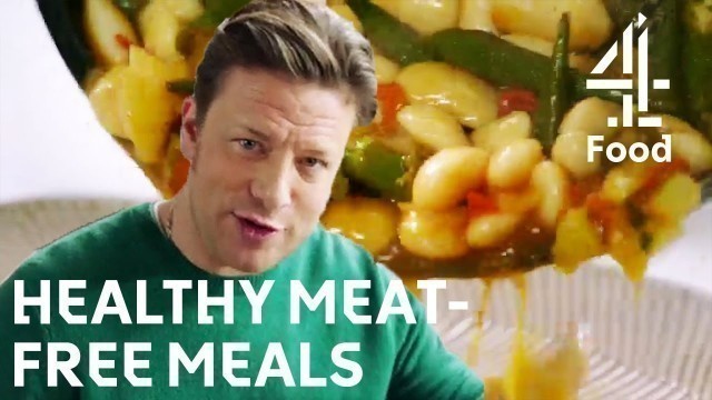 'Jamie Oliver\'s Healthy & Delicious Meat-Free Meals'