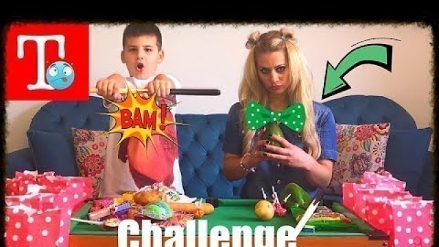 'Gummy VS Real food Challenge με μπιλιάρδο **ΤΙ ΕΚΑΝΕ Η ΜΑΜΑ** Famous Toli @Kristina Ekou'