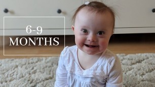 '6-9 month old baby with Down Syndrome.'