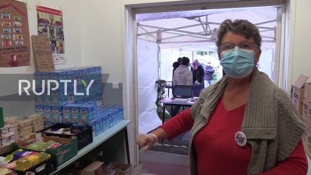 'France: Paris food banks see growing queues amid coronavirus crisis'