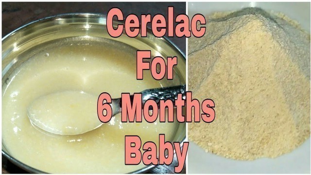 'Home made celelac Recipe for 6 Months old Baby | Baby food Recipe | घर पर सेरेल्याक कैसे बनाये'