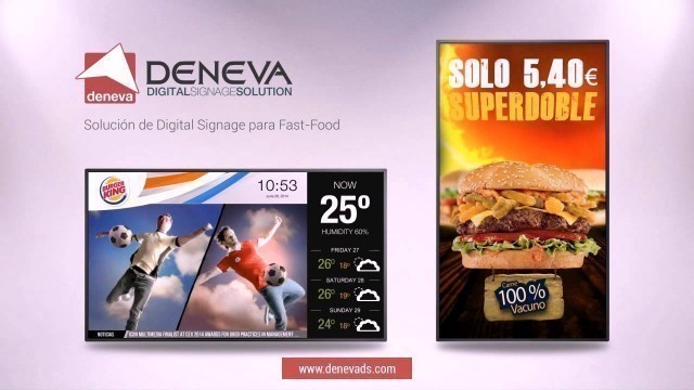 'Digital Signage for Fast-Food Restaurants'