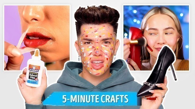 'EXPOSING Ridiculous Viral 5 Minute Craft Makeup Hacks'