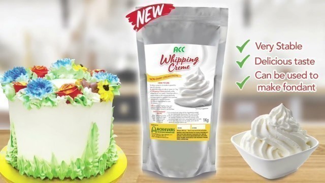 'How to Use ACC Whipping Creme Non-Dairy Cream Paste'