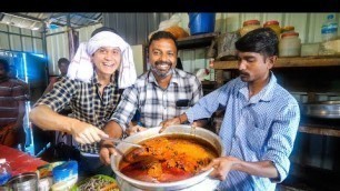 'Spicy Indian Food!! TODDY SHOP - Fish Head Curry + Fresh Coconut Toddy in Kerala, India!'