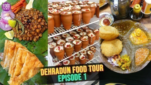 'Dehradun Breakfast Tour | Katlambe Chole | Chetan Puri Wala | Kasta Kachori | Street Food India'