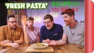 'FRESH PASTA Recipe Relay Challenge | Pass It On S2 E3'