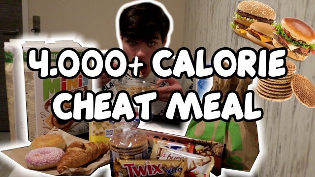 'EPIC 4.000+ CALORIE CHEAT MEAL | Cheat meal #1 | Man VS Food'