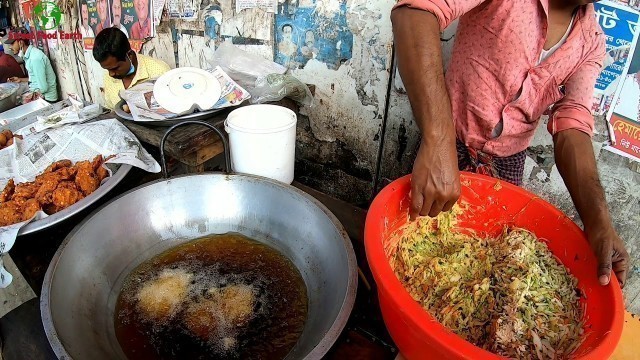 'Yummy Masala pakora||Popular street food in Bangladesh||Street food part-313'