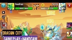 'Gameplay + Handcam Game ‘DRAGON CITY’ On IPAD MINI 5'