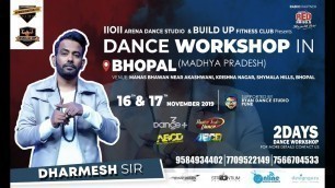 'Dharamsh Sir Dance Workshop in Bhopal | llollarena Dance Studio And Buildup Fitness Club'