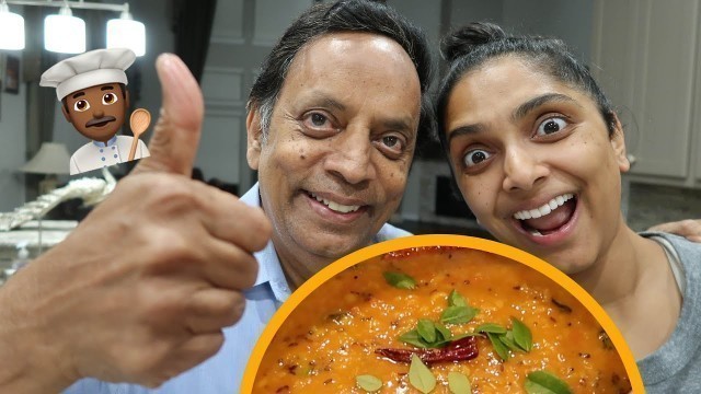 'Cooking Indian Food With Papa Pandu! | Deepica Mutyala'