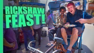 'LOCAL Indian Food! - Asking RICKSHAW Drivers Where to Eat in Delhi, INDIA!'