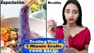 'Testing Out Viral FOOD Hacks from 5 MINUTE CRAFTS | Part 2 | Life Shots'