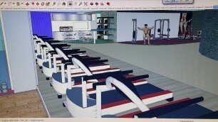 'Sketchup design ideas for - Fitness Center Design Concept'