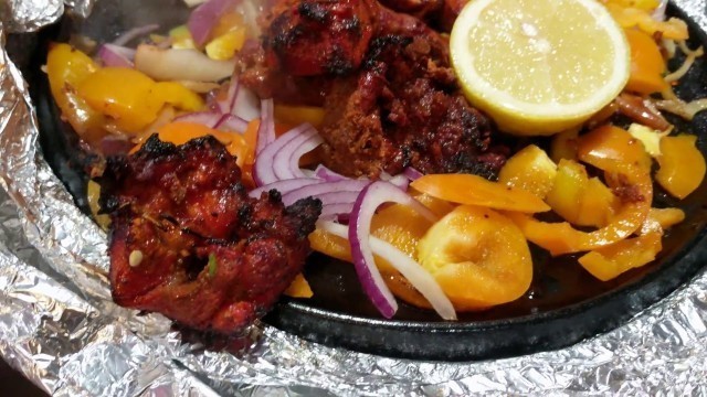 '[4K] Pakistani Food in Canada BBQ Platter Brain Masala at Shamiana Restaurant Mississauga'