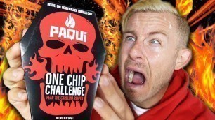 'I ATE THE HOTTEST CHIP IN THE WORLD! (EXTREME SPICE CHALLENGE)'