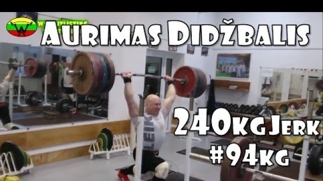 'Aurimas Didžbalis | Olympic Weightlifting Training | Motivation'