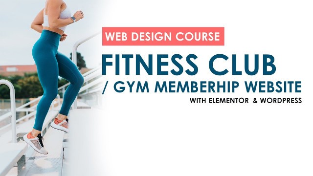 '[2] Gym Membership / Fitness Club Website Design Tutorial'