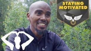 'How I Stay Motivated & Positive While Training | Training with Mo | Mo Farah'