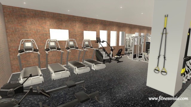 'Fitness Visio Evolve Fitness Dallas TX Gym Design Layout Equipment'