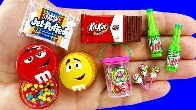 '16 DIY MINIATURE FOOD AND DRINKS REALISTIC HACKS AND CRAFTS !!!'