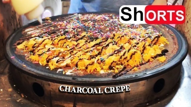 '#shorts Thai Charcoal Crepe - Fios De Ovos Black Crepe (Thai Street Food)'