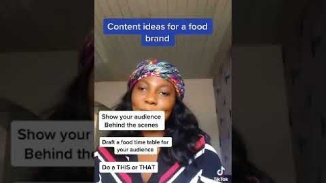 'Content ideas for a food brand #contentcreation #contentcreationtips #shorts'