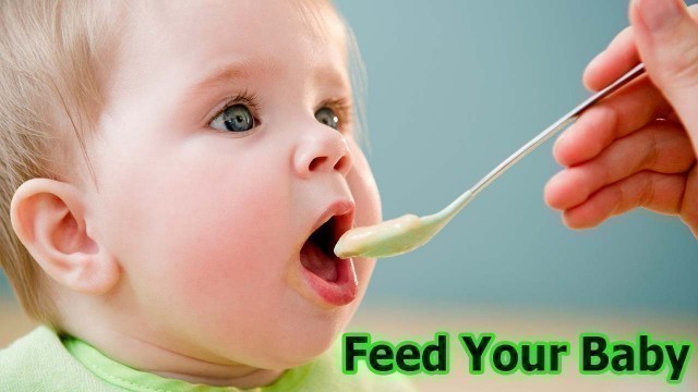 'Baby Feeding | Feed Your 6 Months Old Baby Easily | Rihab the Cute Baby Eating'