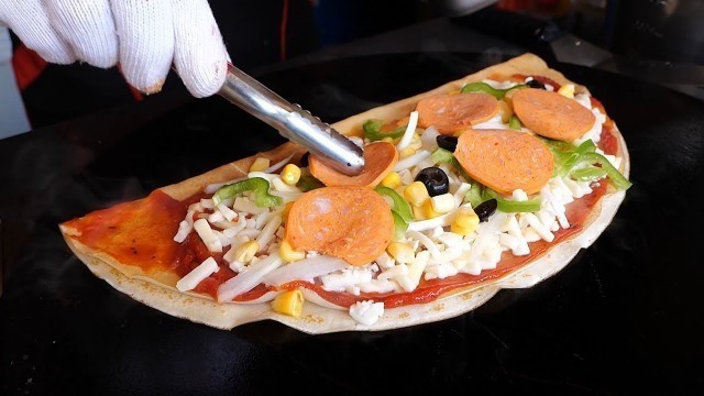 'Pizza Crepe / 피자 크레페 / Korean Street Food'