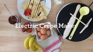 'Euro Cuisine CM20 Eco Friendly Crepe Maker - PTFE and PFOA Free Non Stick Plates'