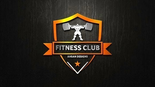 'Fitness club logo design || editing tutorial on pixallab'