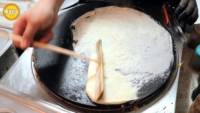 'Jian Bing Guo Zi │ Chinese Crepe │ Chinese Street Food in Korea'