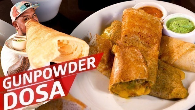 'Rolling Gunpowder Dosa at Santa Fe\'s Only South Indian Restaurant — Cooking in America'