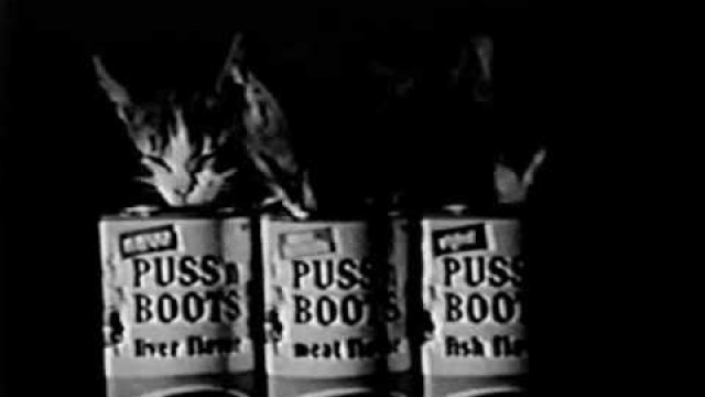 'Classic PUSS N BOOTS cat food jingle commercial'