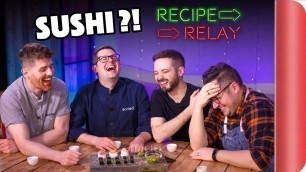 'SUSHI Recipe Relay Challenge!! | Pass It On S2 E11'